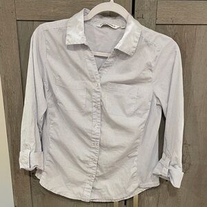 Women's Striped Blouse - White
